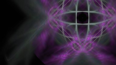 Fantezi kaotik renkli fraktal desen. Soyut Fraktal şekiller. 3D render resimde arka plan veya duvar kağıdı.