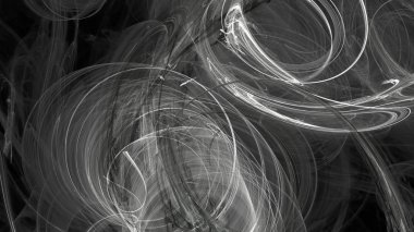 Fantezi kaotik renkli fraktal desen. Soyut Fraktal şekiller. 3D render resimde arka plan veya duvar kağıdı.