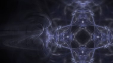 Fantezi kaotik renkli fraktal desen. Soyut Fraktal şekiller. 3D render resimde arka plan veya duvar kağıdı.