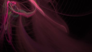 Fantezi kaotik renkli fraktal desen. Soyut Fraktal şekiller. 3D render resimde arka plan veya duvar kağıdı.