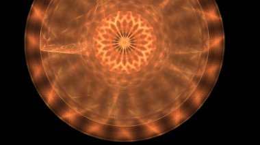 Fantezi kaotik renkli fraktal desen. Soyut Fraktal şekiller. 3D render resimde arka plan veya duvar kağıdı.