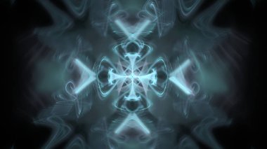 Fantezi kaotik renkli fraktal desen. Soyut Fraktal şekiller. 3D render resimde arka plan veya duvar kağıdı.