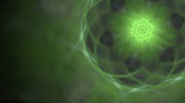 Fantezi kaotik renkli fraktal desen. Soyut Fraktal şekiller. 3D render resimde arka plan veya duvar kağıdı.