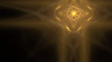 Fantezi kaotik renkli fraktal desen. Soyut Fraktal şekiller. 3D render resimde arka plan veya duvar kağıdı.