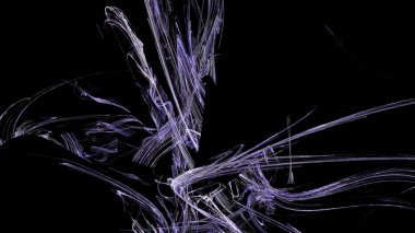 Fantezi kaotik renkli fraktal desen. Soyut Fraktal şekiller. 3D render resimde arka plan veya duvar kağıdı.