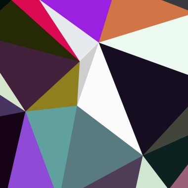 Arka plan çok renkli geometrik poligonal.