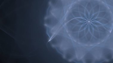 Fantezi kaotik renkli fraktal desen. Soyut Fraktal şekiller. 3D render resimde arka plan veya duvar kağıdı.