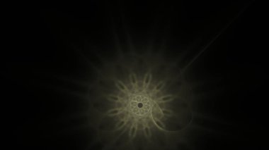 Fantezi kaotik renkli fraktal desen. Soyut Fraktal şekiller. 3D render resimde arka plan veya duvar kağıdı.