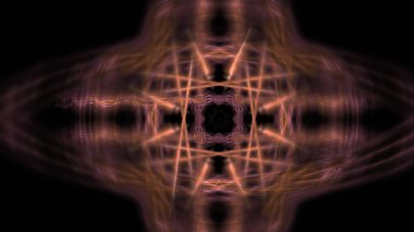 Fantezi kaotik renkli fraktal desen. Soyut Fraktal şekiller. 3D render resimde arka plan veya duvar kağıdı.