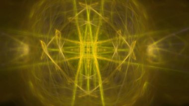 Fantezi kaotik renkli fraktal desen. Soyut Fraktal şekiller. 3D render resimde arka plan veya duvar kağıdı.