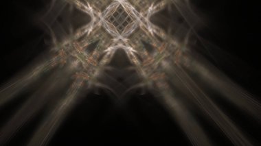 Fantezi kaotik renkli fraktal desen. Soyut Fraktal şekiller. 3D render resimde arka plan veya duvar kağıdı.