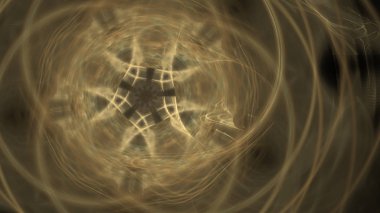 Fantezi kaotik renkli fraktal desen. Soyut Fraktal şekiller. 3D render resimde arka plan veya duvar kağıdı.