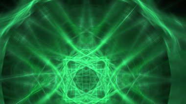 Fantezi kaotik renkli fraktal desen. Soyut Fraktal şekiller. 3D render resimde arka plan veya duvar kağıdı.