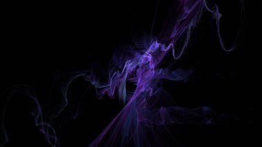 Fantezi kaotik renkli fraktal desen. Soyut Fraktal şekiller. 3D render resimde arka plan veya duvar kağıdı.