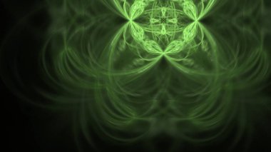 Fantezi kaotik renkli fraktal desen. Soyut Fraktal şekiller. 3D render resimde arka plan veya duvar kağıdı.