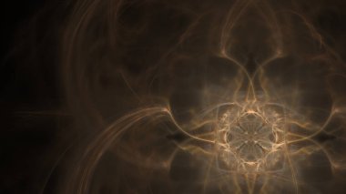 Fantezi kaotik renkli fraktal desen. Soyut Fraktal şekiller. 3D render resimde arka plan veya duvar kağıdı.