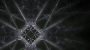 Fantezi kaotik renkli fraktal desen. Soyut Fraktal şekiller. 3D render resimde arka plan veya duvar kağıdı.