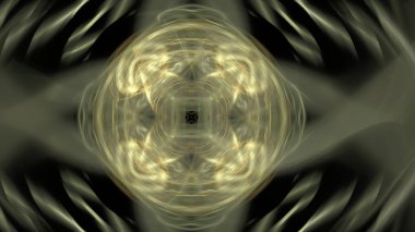 Fantezi kaotik renkli fraktal desen. Soyut Fraktal şekiller. 3D render resimde arka plan veya duvar kağıdı.