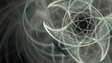 Fantezi kaotik renkli fraktal desen. Soyut Fraktal şekiller. 3D render resimde arka plan veya duvar kağıdı.