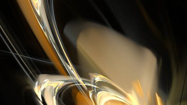 Fantezi kaotik renkli fraktal desen. Soyut Fraktal şekiller. 3D render resimde arka plan veya duvar kağıdı.