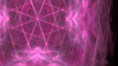 Fantezi kaotik renkli fraktal desen. Soyut Fraktal şekiller. 3D render resimde arka plan veya duvar kağıdı.