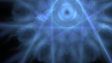 Fantezi kaotik renkli fraktal desen. Soyut Fraktal şekiller. 3D render resimde arka plan veya duvar kağıdı.