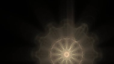 Fantezi kaotik renkli fraktal desen. Soyut Fraktal şekiller. 3D render resimde arka plan veya duvar kağıdı.