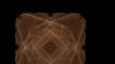 Fantezi kaotik renkli fraktal desen. Soyut Fraktal şekiller. 3D render resimde arka plan veya duvar kağıdı.