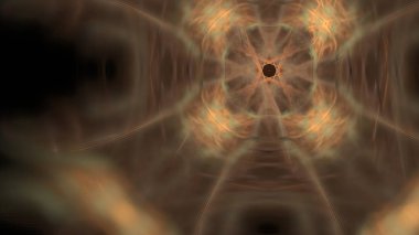 Fantezi kaotik renkli fraktal desen. Soyut Fraktal şekiller. 3D render resimde arka plan veya duvar kağıdı.