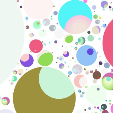 Çok renkli geometrik daire arka plan seamless modeli.