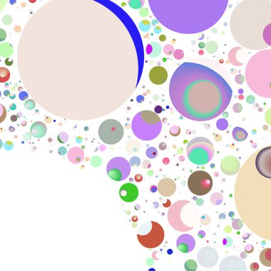 Çok renkli geometrik daire arka plan seamless modeli.