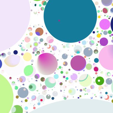 Çok renkli geometrik daire arka plan seamless modeli.