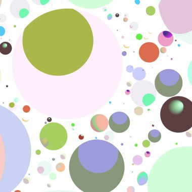 Çok renkli geometrik daire arka plan seamless modeli.