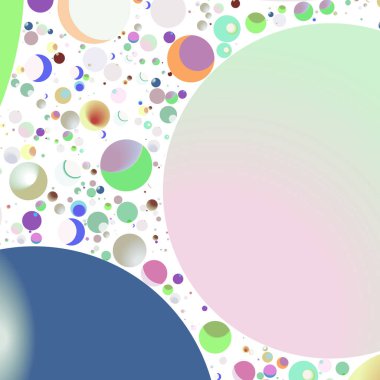 Çok renkli geometrik daire arka plan seamless modeli.