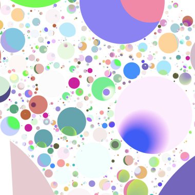 Daire saydam arka plan - eğilim seamless modeli.