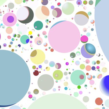 Çok renkli geometrik daire arka plan seamless modeli.