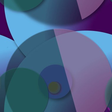 Çok renkli geometrik daire arka plan seamless modeli.