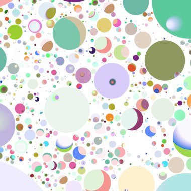 Çok renkli geometrik daire arka plan seamless modeli.