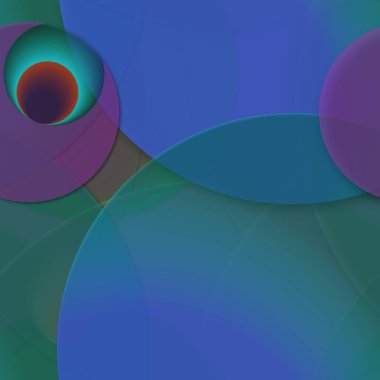 Çok renkli geometrik daire arka plan seamless modeli.