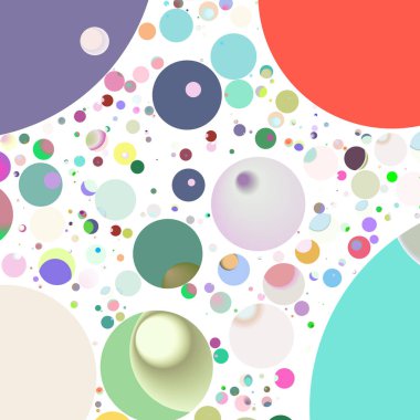 Çok renkli geometrik daire arka plan seamless modeli.