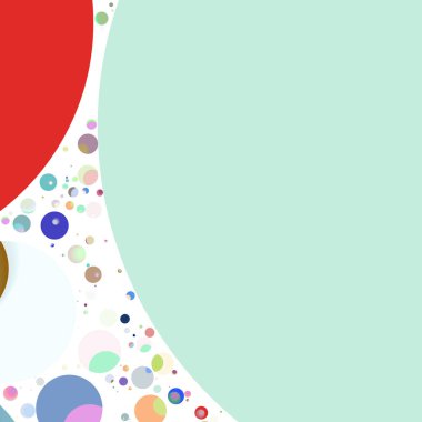 Çok renkli geometrik daire arka plan seamless modeli.