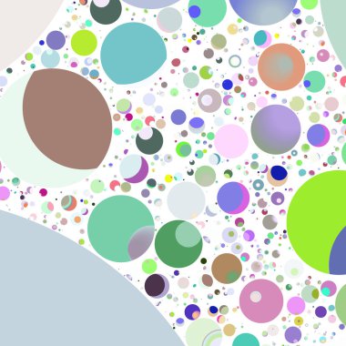 Çok renkli geometrik daire arka plan seamless modeli.