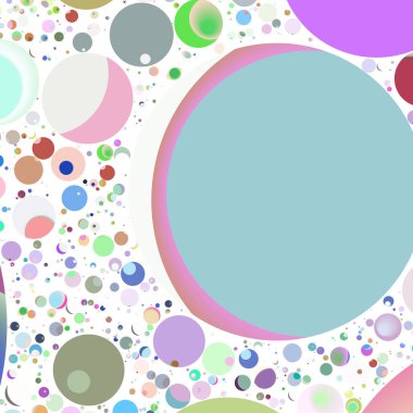 Daire saydam arka plan - eğilim seamless modeli.