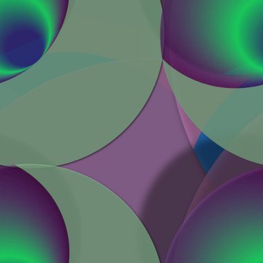 Çok renkli geometrik daire arka plan seamless modeli.