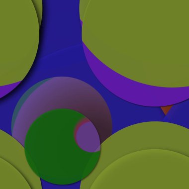 Çok renkli geometrik daire arka plan seamless modeli.