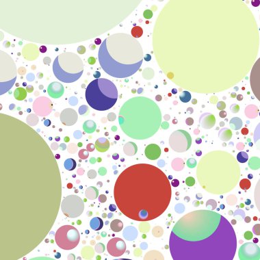 Çok renkli geometrik daire arka plan seamless modeli.