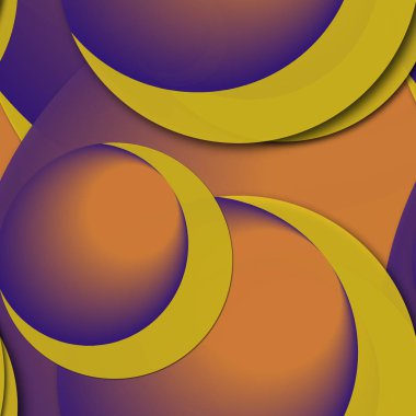 Çok renkli geometrik daire arka plan seamless modeli.