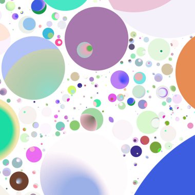 Daire saydam arka plan - eğilim seamless modeli.