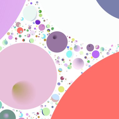 Çok renkli geometrik daire arka plan seamless modeli.