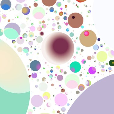 Çok renkli geometrik daire arka plan seamless modeli.